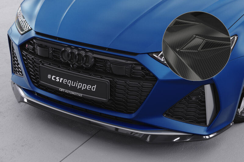 Lip delantero CSR Automotive para Audi RS6 C8 / RS7 C8 (4K) CSL566 Carbon Look 1