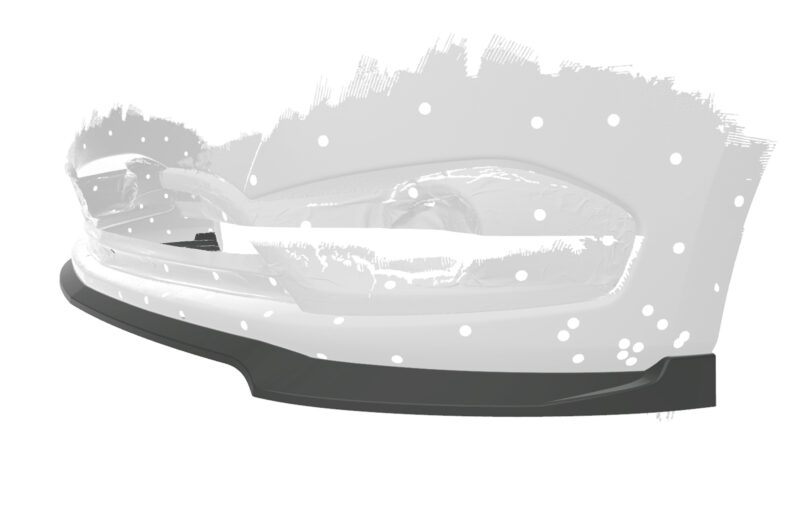Lip delantero CSR Automotive para Mercedes-Benz Citan W415 CSL569 Negro Mate 3