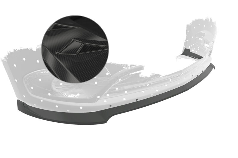 Lip delantero CSR Automotive para Mercedes-Benz Citan W415 CSL569 Carbon Look 1