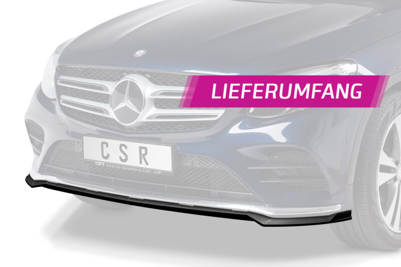 Lip delantero CSR Automotive para Mercedes-Benz GLC (X253/C253) AMGine CSL571 Negro Mate 5