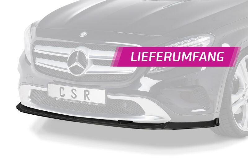 Lip delantero CSR Automotive para Mercedes-Benz GLA (X156) CSL572 Negro Mate 5
