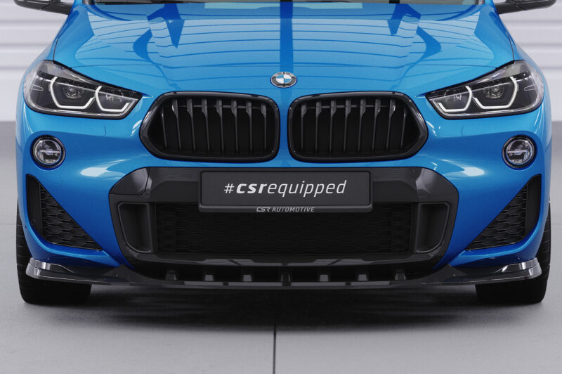Lip delantero CSR Automotive para BMW X2 F39 M paquete CSL574 Negro Mate 5