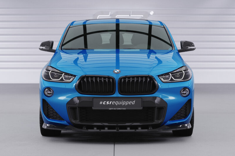 Lip delantero CSR Automotive para BMW X2 F39 M paquete CSL574 Negro Mate 6