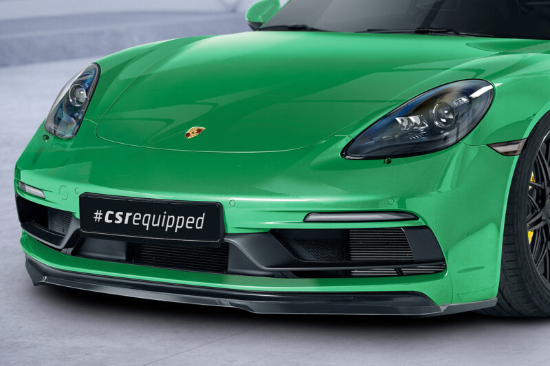 Lip delantero CSR Automotive para Porsche 718 Cayman/Boxster GTS 4.0 (982) CSL575 Negro Mate 3