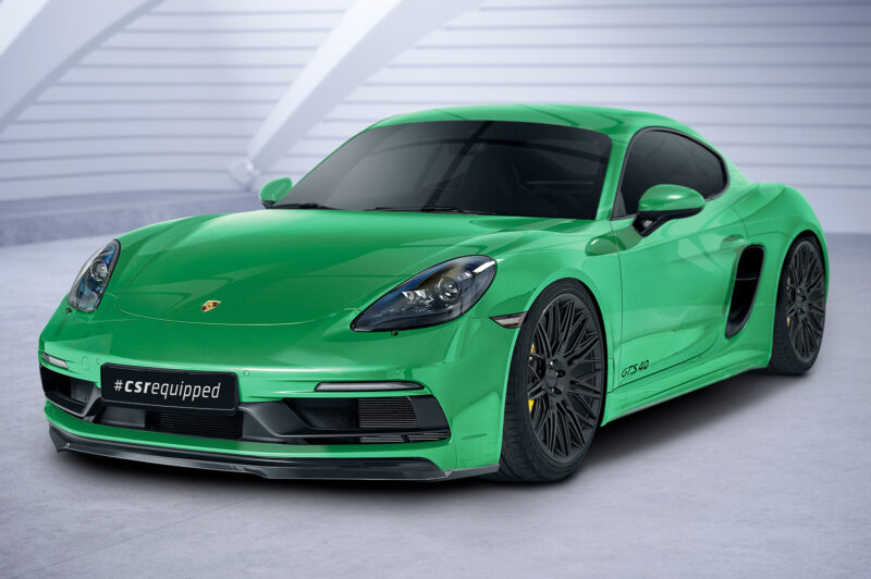 Lip delantero CSR Automotive para Porsche 718 Cayman/Boxster GTS 4.0 (982) CSL575 Negro Mate 4