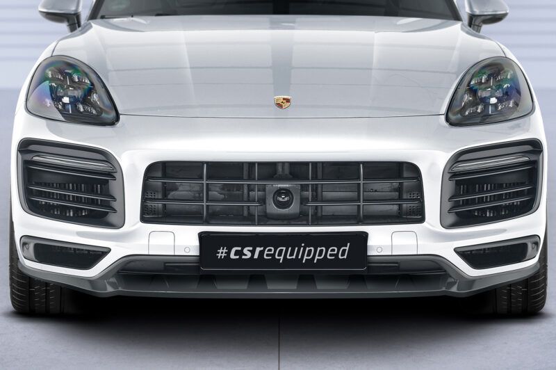 Lip delantero CSR Automotive para Porsche Cayenne P0536/9YA CSL576 Negro Mate 5