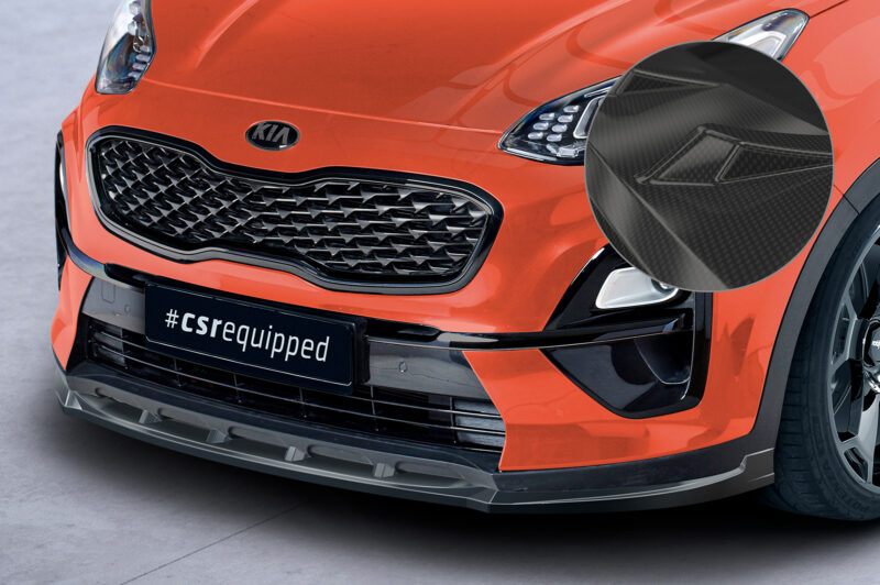 Lip delantero CSR Automotive para Kia Sportage QLE CSL577 Carbon Look 1