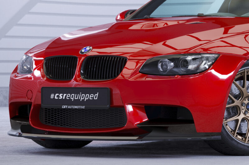 Lip delantero CSR Automotive para BMW M3 E90/E92/E93 CSL579 Negro Mate 2
