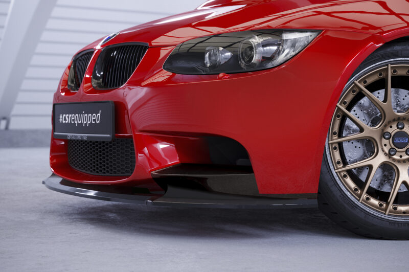 Lip delantero CSR Automotive para BMW M3 E90/E92/E93 CSL579 Negro Mate 4