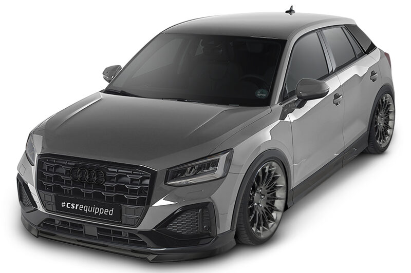 Lip delantero CSR Automotive para Audi Q2 (GA) CSL580 Negro Mate 3