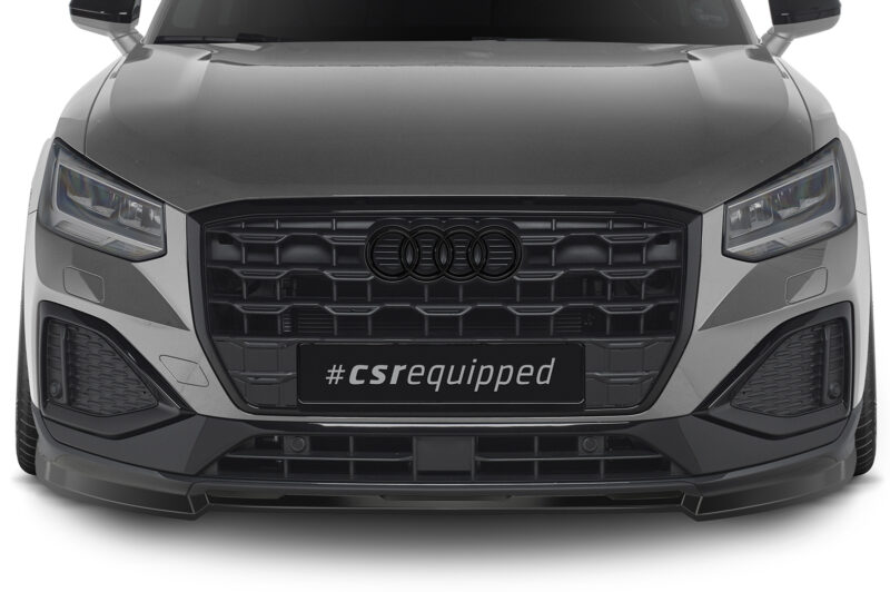 Lip delantero CSR Automotive para Audi Q2 (GA) CSL580 Negro Mate 4