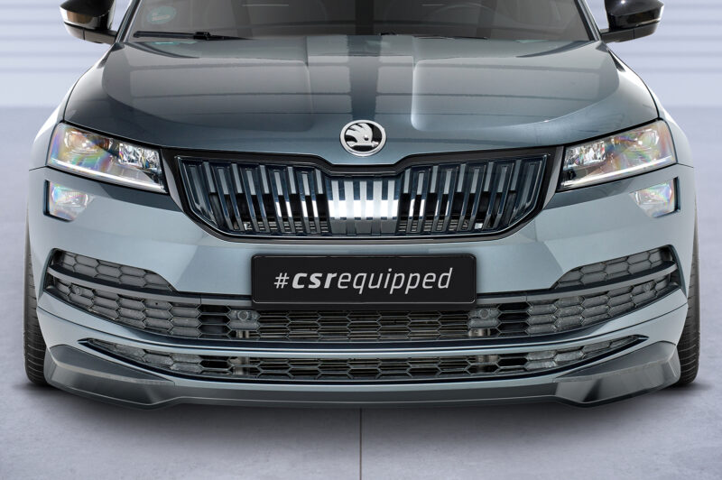 Lip delantero CSR Automotive para Skoda Karoq SportLine CSL583 Negro Mate 5