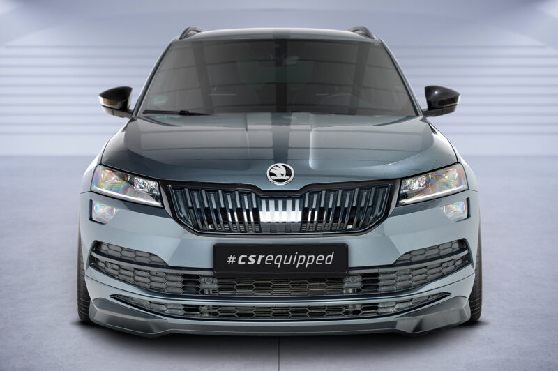 Lip delantero CSR Automotive para Skoda Karoq SportLine CSL583 Negro Mate 6