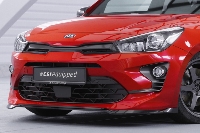 Lip delantero CSR Automotive para Kia Rio 4 (YB) Facelift CSL586 Negro Mate 3