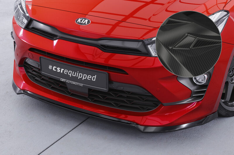 Lip delantero CSR Automotive para Kia Rio 4 (YB) Facelift CSL586 Carbon Look 1