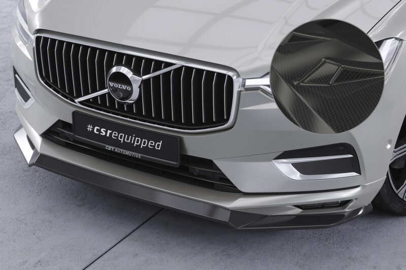Lip delantero CSR Automotive para Volvo XC60 II (SPA) CSL587 Carbon Look 1