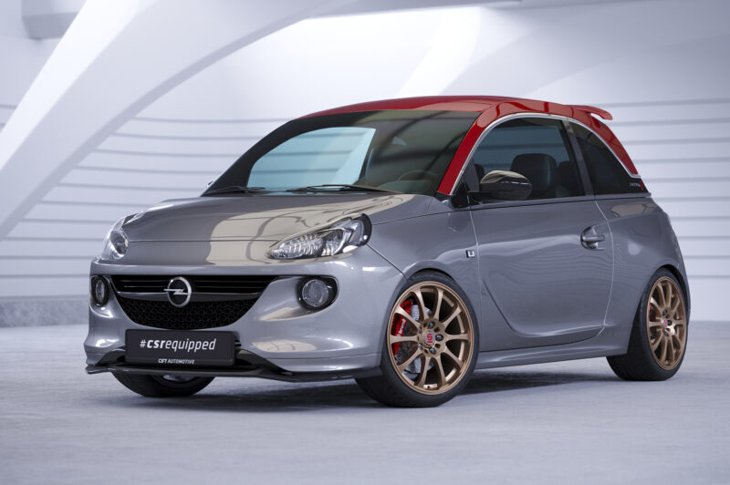 Lip delantero CSR Automotive para Opel Adam S CSL591 Negro Mate 3