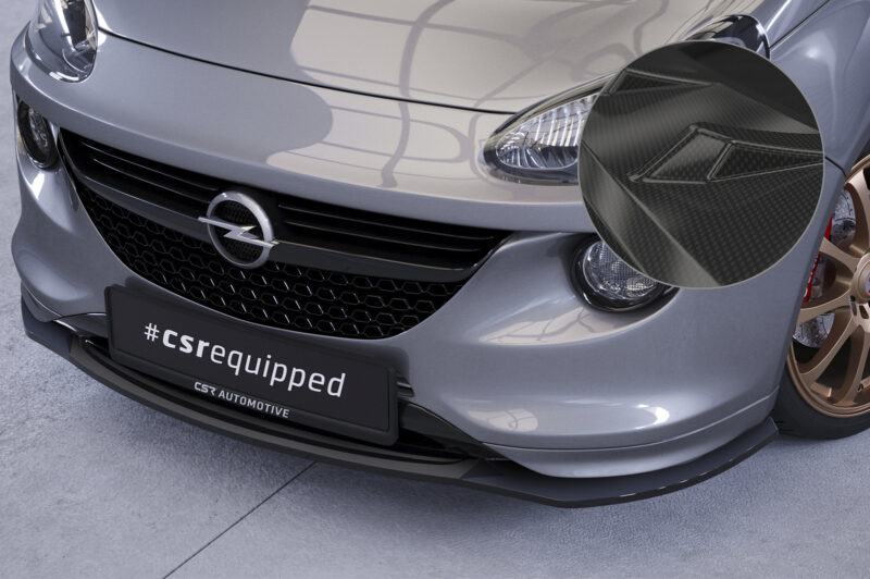 Lip delantero CSR Automotive para Opel Adam S CSL591 Carbon Look 1