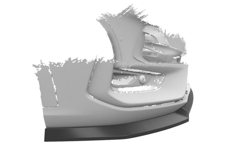 Lip delantero CSR Automotive para Ford Kuga 3 STine / STine X CSL596 Negro Mate 3