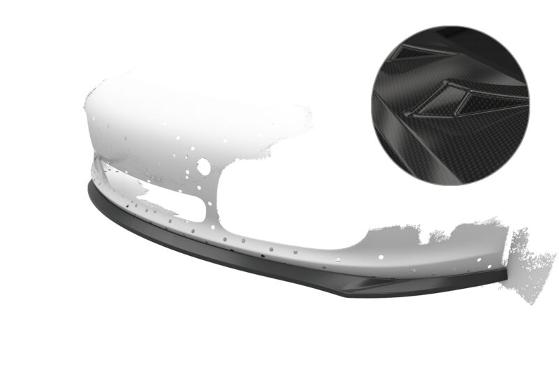 Lip delantero CSR Automotive para Porsche 987 Boxster CSL597 Carbon Look 1