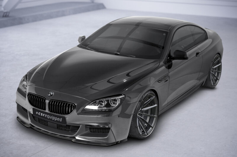 Lip delantero CSR Automotive para BMW Serie 6 F12/F13/F06 CSL598 Negro Mate 2