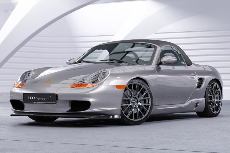 Lip delantero CSR Automotive para Porsche 986 Boxster CSL600 Negro Mate 4