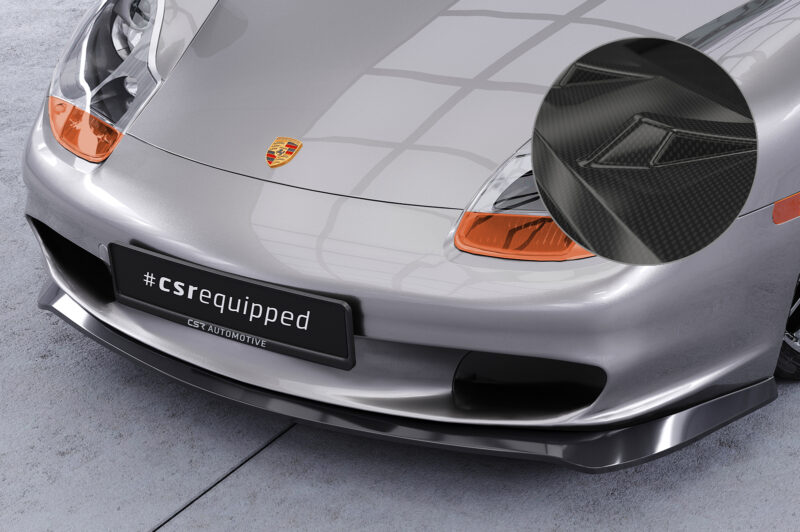 Lip delantero CSR Automotive para Porsche 986 Boxster CSL600 Carbon Look 1