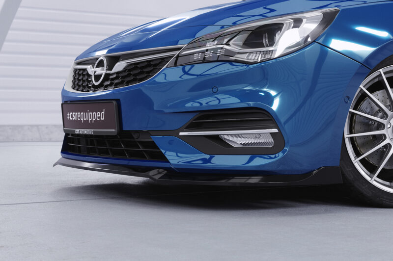 Lip delantero CSR Automotive para Opel Astra K CSL601 Negro Mate 2