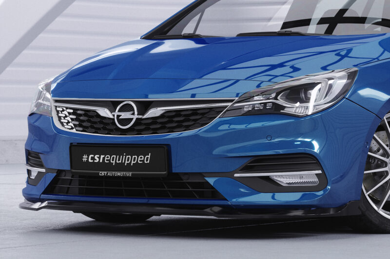 Lip delantero CSR Automotive para Opel Astra K CSL601 Negro Mate 3