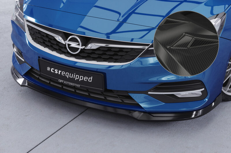 Lip delantero CSR Automotive para Opel Astra K CSL601 Carbon Look 1