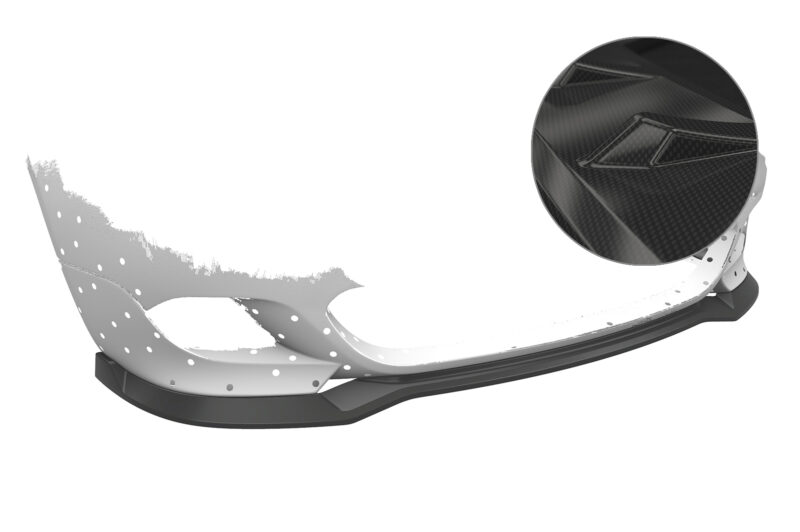 Lip delantero CSR Automotive para BMW Serie 5 E60/E61 M paquete CSRSL603 Carbon Look 1