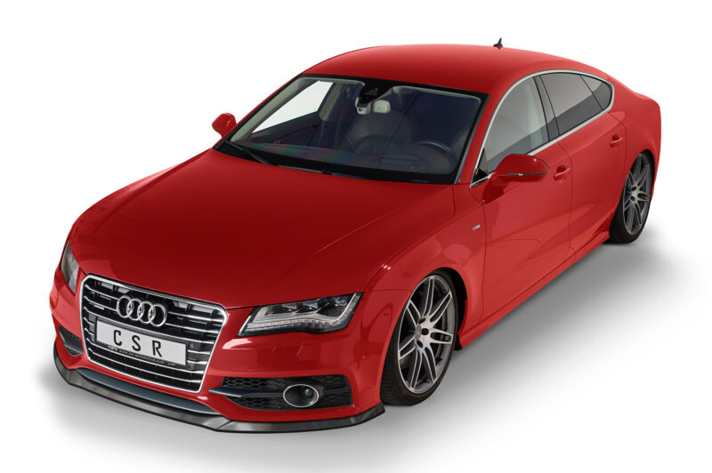 Lip delantero CSR Automotive para Audi A7 Sine / S7 C7 (Typ 4G) CSL607 Negro Mate 3