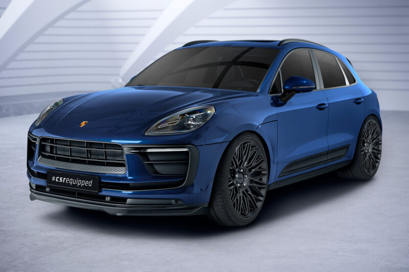 Lip delantero CSR Automotive para Porsche Macan CSL608 Negro Mate 4