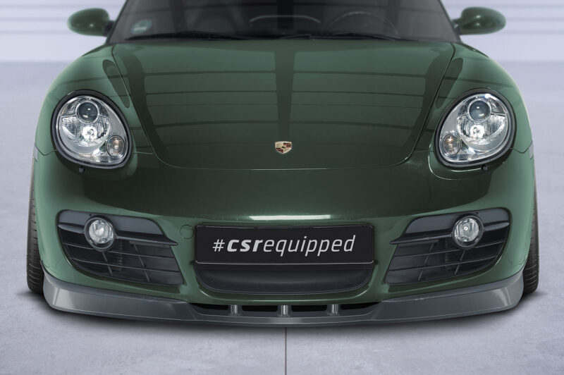 Lip delantero CSR Automotive para Porsche 987c Cayman CSL609 Negro Mate 5