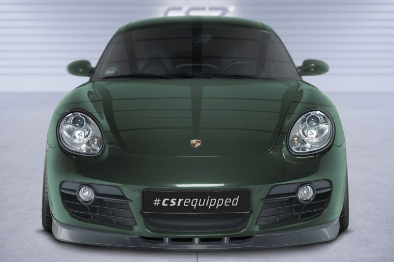 Lip delantero CSR Automotive para Porsche 987c Cayman CSL609 Negro Mate 6