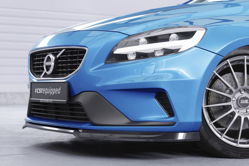 Lip delantero CSR Automotive para Volvo V40 R-Design CSL611 Negro Mate 2