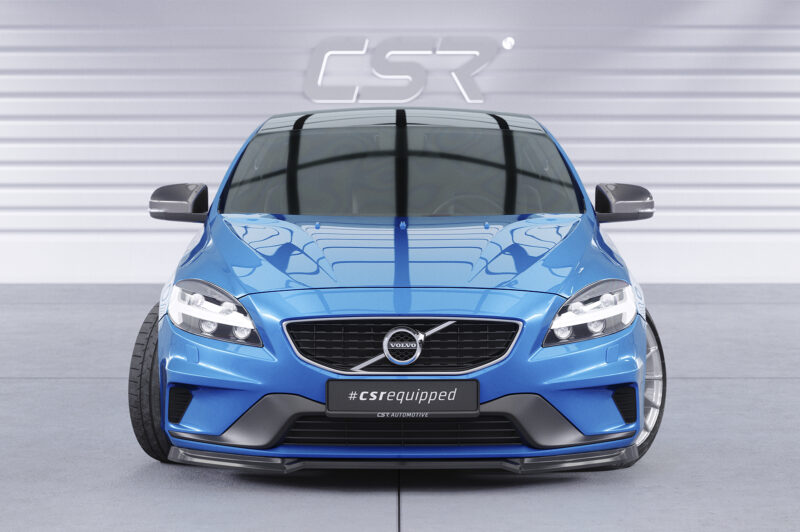 Lip delantero CSR Automotive para Volvo V40 R-Design CSL611 Negro Mate 6