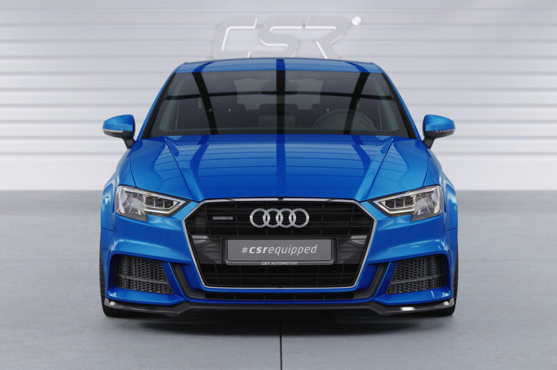 Lip delantero CSR Automotive para Audi A3 Sine / S3 8V CSL612 Negro Mate 6