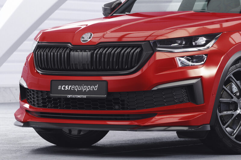 Lip delantero CSR Automotive para Skoda Kodiaq CSL614 Negro Mate 3