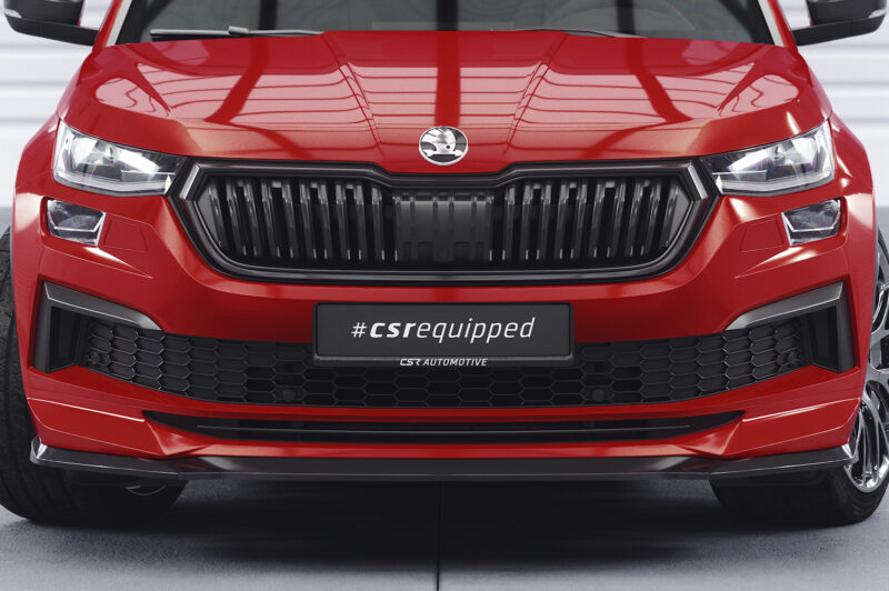 Lip delantero CSR Automotive para Skoda Kodiaq CSL614 Negro Mate 5