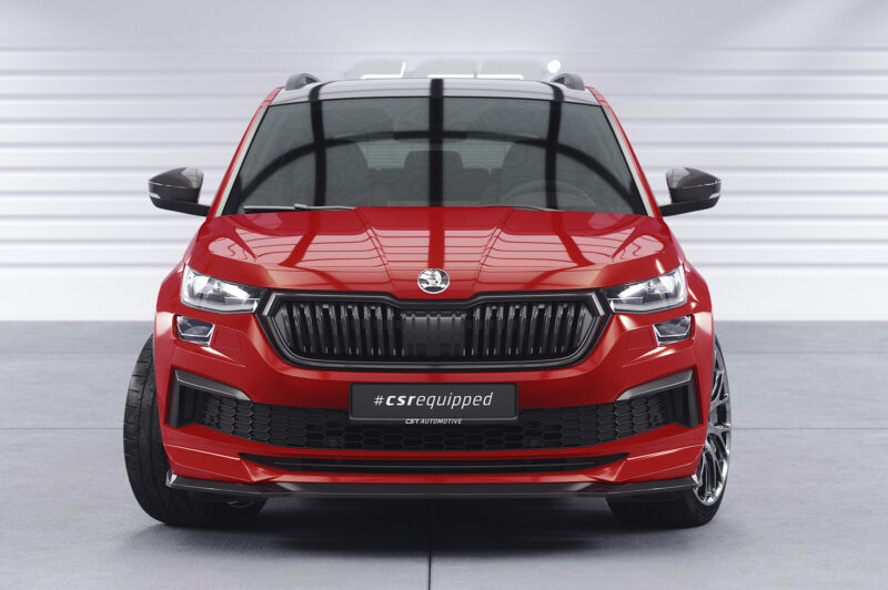 Lip delantero CSR Automotive para Skoda Kodiaq CSL614 Negro Mate 6