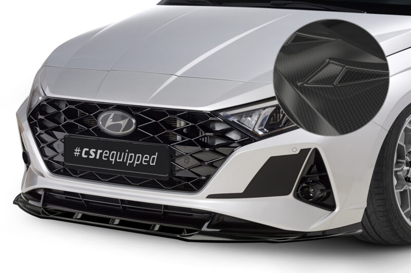 Lip delantero CSR Automotive para Hyundai i20 (BC3) CSL615 Carbon Look 1