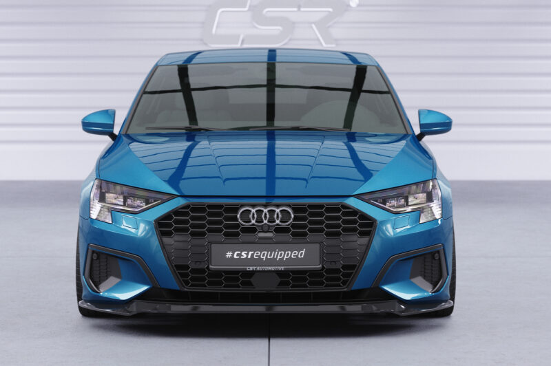 Lip delantero CSR Automotive para Audi A3 8Y Sedan CSL616 Negro Mate 6
