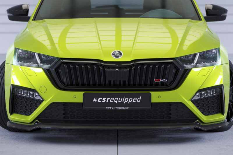 Lip delantero CSR Automotive para Skoda Octavia 4 RS / RS Plus CSL624 Negro Mate 4