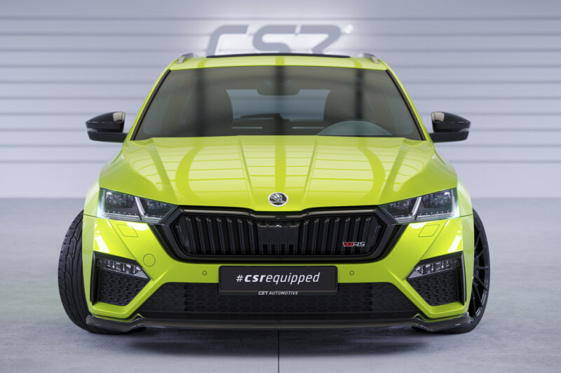 Lip delantero CSR Automotive para Skoda Octavia 4 RS / RS Plus CSL624 Negro Mate 5