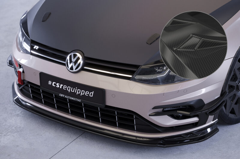 Lip delantero CSR Automotive para VW Golf 7 (Tipo AU) R CSL625 Carbon Look 1