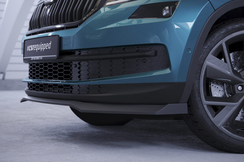 Lip delantero CSR Automotive para Skoda Kodiaq CSL626 Negro Mate 2