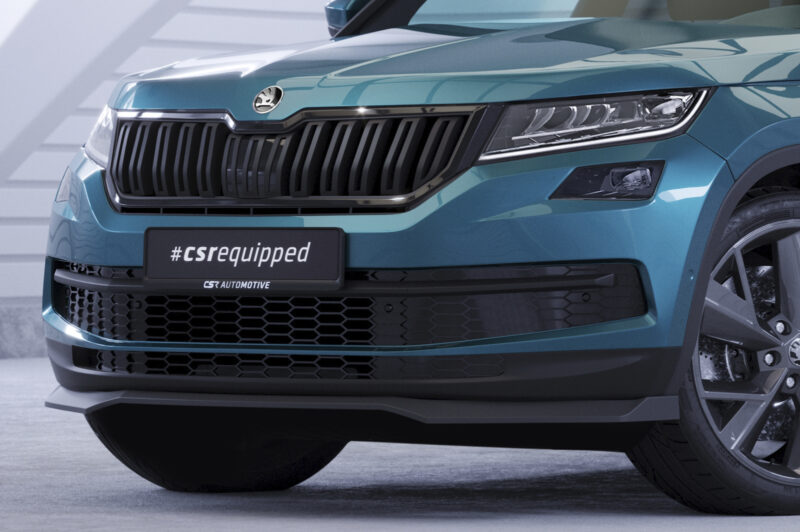 Lip delantero CSR Automotive para Skoda Kodiaq CSL626 Negro Mate 3