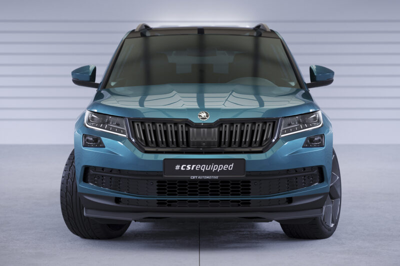 Lip delantero CSR Automotive para Skoda Kodiaq CSL626 Negro Mate 6