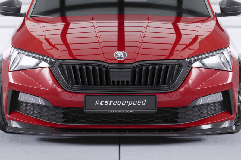 Lip delantero CSR Automotive para Skoda Scala Monte Carlo CSL627 Negro Mate 5